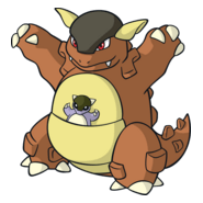 Kangaskhan Logo PNG Vector
