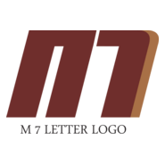 M7 Letter Logo PNG Vector