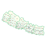 Map of Nepal Logo PNG Vector