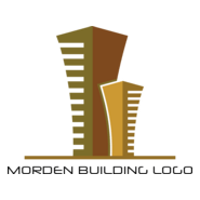 Modern Building Construction Logo PNG Vector
