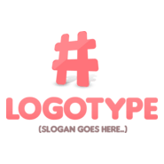 Modern Hash Logo PNG Vector