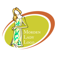 Modern Lady Fashion Logo PNG Vector