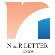 N R Letter Logo PNG Vector
