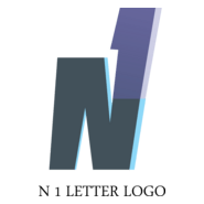 N1 Letter Logo PNG Vector