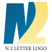 N2 Letter Logo PNG Vector