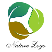 Nature Leaf Colour Logo PNG Vector