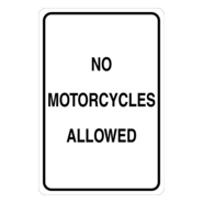 No motorcycles Logo PNG Vector