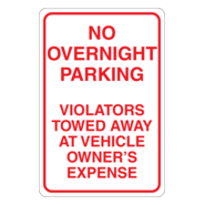 No overnight park Logo PNG Vector