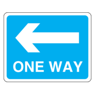 One way left Logo PNG Vector