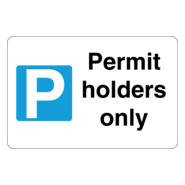 Permit holders only Logo PNG Vector