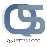 Q5 Letter Logo PNG Vector