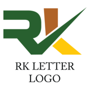 R K Letter Alphabet Logo PNG Vector