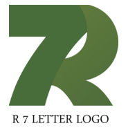 R7 Letter Logo PNG Vector