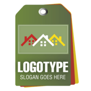 Real Estate Badge Logo PNG Vector