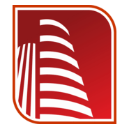 Red Building Logo PNG Vector