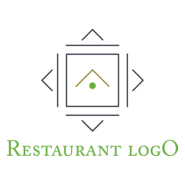 Restaurant Hotel Building Logo PNG Vector