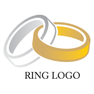 Ring Design Logo PNG Vector