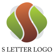 S Letter Design Logo PNG Vector