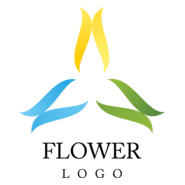 S Letter Flower Logo PNG Vector