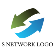 S Letter Network Logo PNG Vector