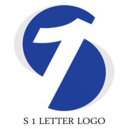 S1 Letter Logo PNG Vector