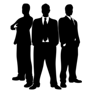 Silhouette Man Logo PNG Vector
