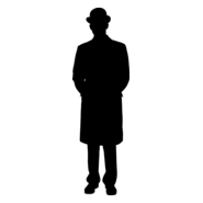 Silhouette Man Logo PNG Vector
