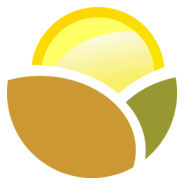 Sun Green Logo PNG Vector