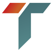 T Cut Letter Logo PNG Vector