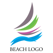 Tourism Beach Entertainment Logo PNG Vector