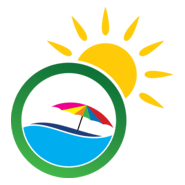 Tourism Entertainment Beach Logo PNG Vector