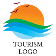 Tourism Sunrise Logo PNG Vector
