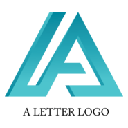 U A Letter Logo PNG Vector