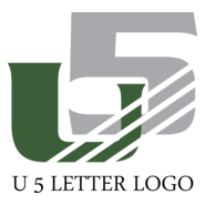 U5 Letter Logo PNG Vector