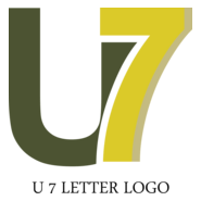 U7 Letter Logo PNG Vector