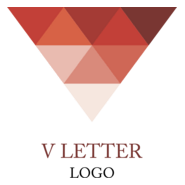V Letter Diamond Inspiration Logo PNG Vector