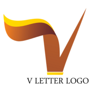 V Letter Logo PNG Vector