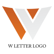 V W Letter Logo PNG Vector