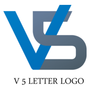 V5 Letter Logo PNG Vector