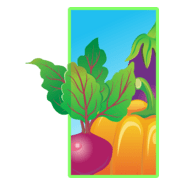 Vegetable Food Logo PNG Vector