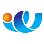 W I Ribbon Alphabet Logo PNG Vector