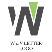 W V Letter Logo PNG Vector