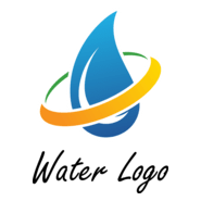 Water Art Logo PNG Vector