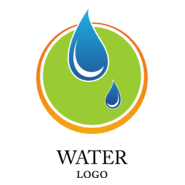 Water Drop Nature Logo PNG Vector