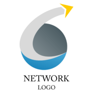 Web Network Globe Logo PNG Vector