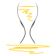 Wine Glass Bottle Logo PNG Vector