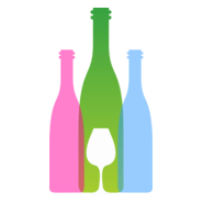 Wine Glass Logo PNG Vector