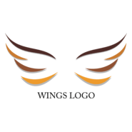 Wings Design Logo PNG Vector