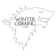 Winter is Coming - Stark Logo PNG Vector