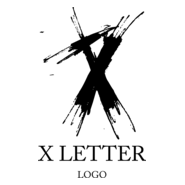 X Alphabet Letter Logo PNG Vector